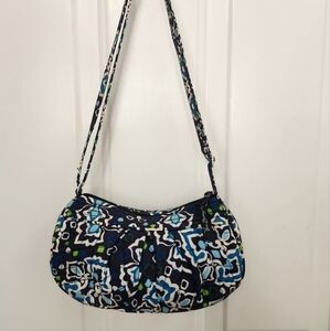 Vera Bradley Blue and Green Crossbody Bag